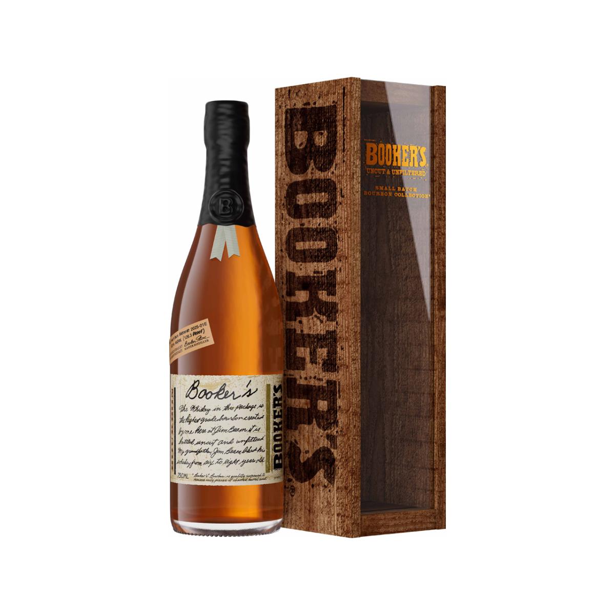 【最高峰バーボン】ブッカーズ Booker's 2025 63度 木箱入り 750ml|数量限定・ギフト向けプレミアムウイスキー