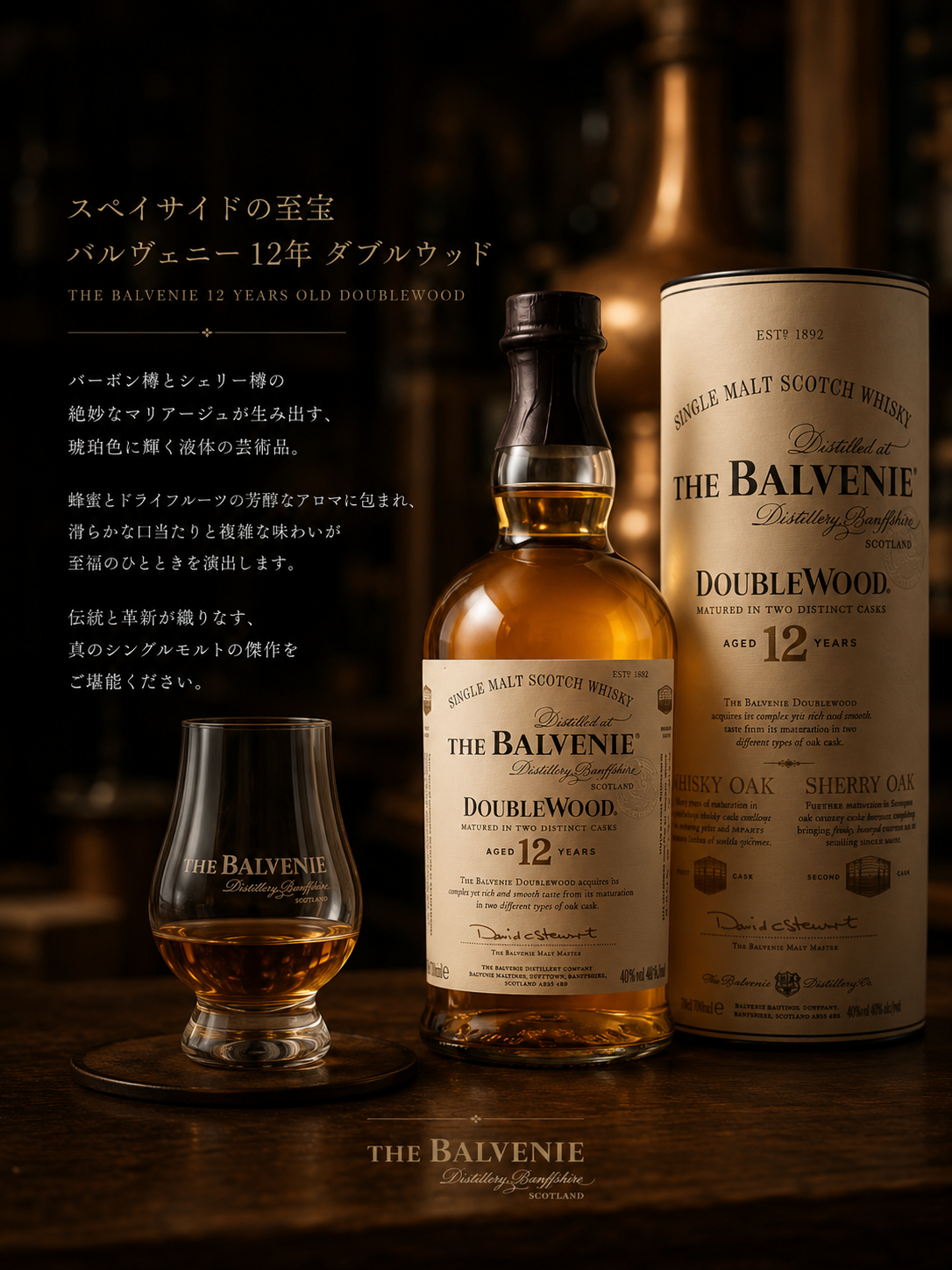 バルヴェニー 12年 ダブルウッド