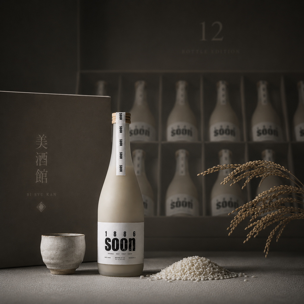 【soon】プレミアム マッコリ 12本セット （500ml x 12本）