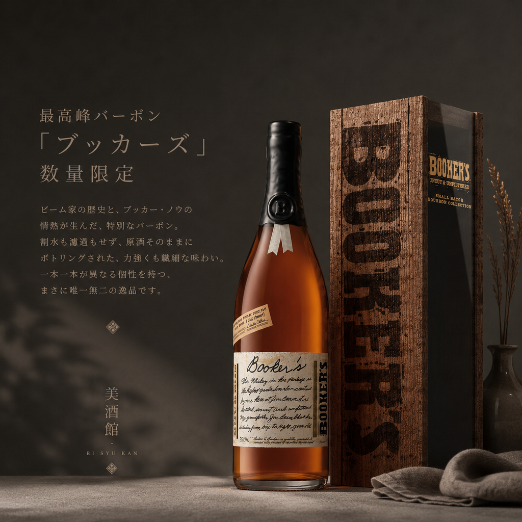【最高峰バーボン】ブッカーズ Booker's 2025 63度 木箱入り 750ml|数量限定・ギフト向けプレミアムウイスキー