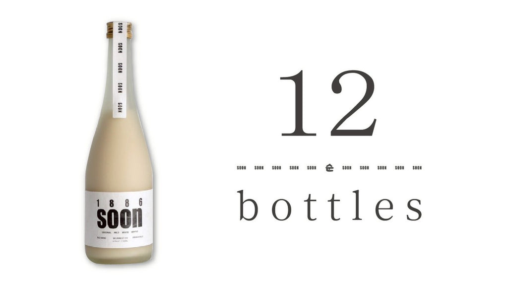 【soon】プレミアム マッコリ 12本セット （500ml x 12本）