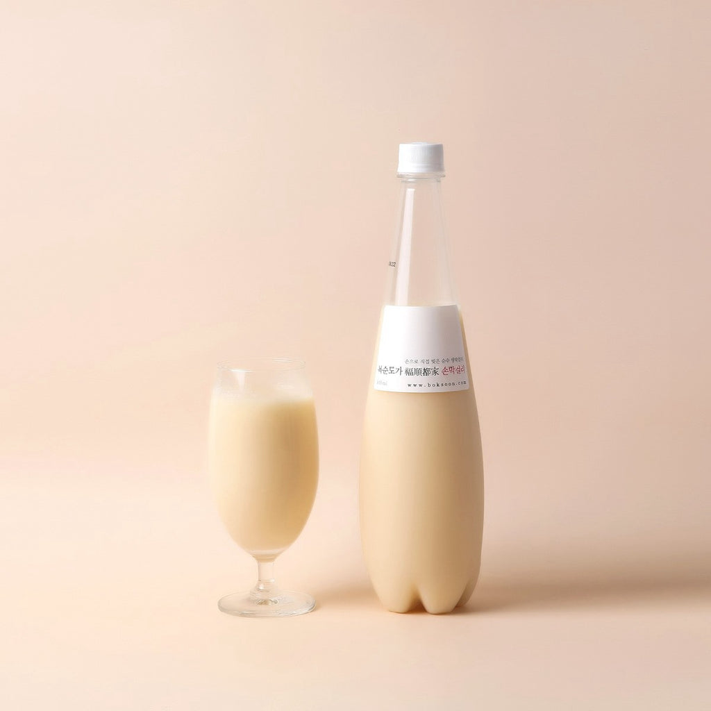 高級マッコリ 福順都家 手造りマッコリ（白）935ml【韓国 ボクソンドガ】誕生日