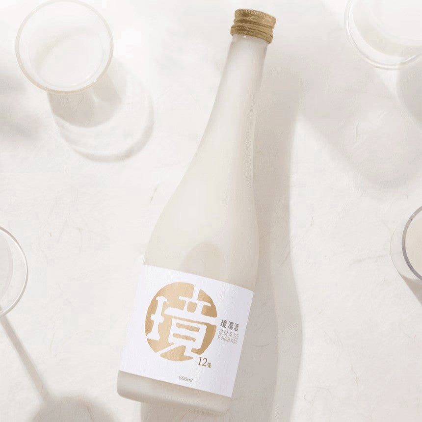 ソンシギョン監修 | 韓国プレミアム生マッコリ「璄濁酒」12度 12本セット （ギョンダクシュ 500ml x 12本）