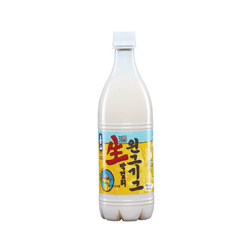 極旨生マッコリ 善山ウェングギグ6度 750ml（ソンサン × ウェングギグ左手で描いたキリンの絵）韓国で話題